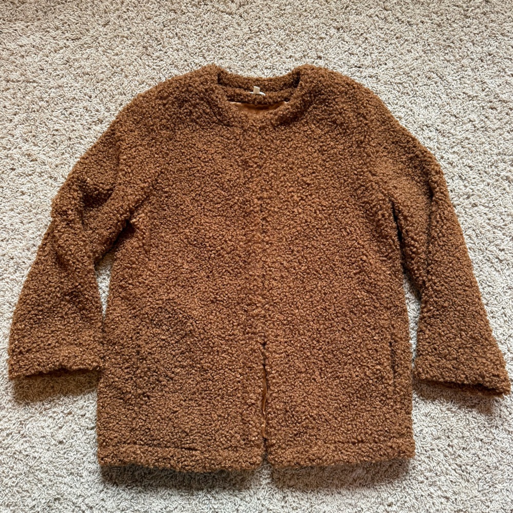 Max Studio teddy bear jacket - Picture 2 of 8